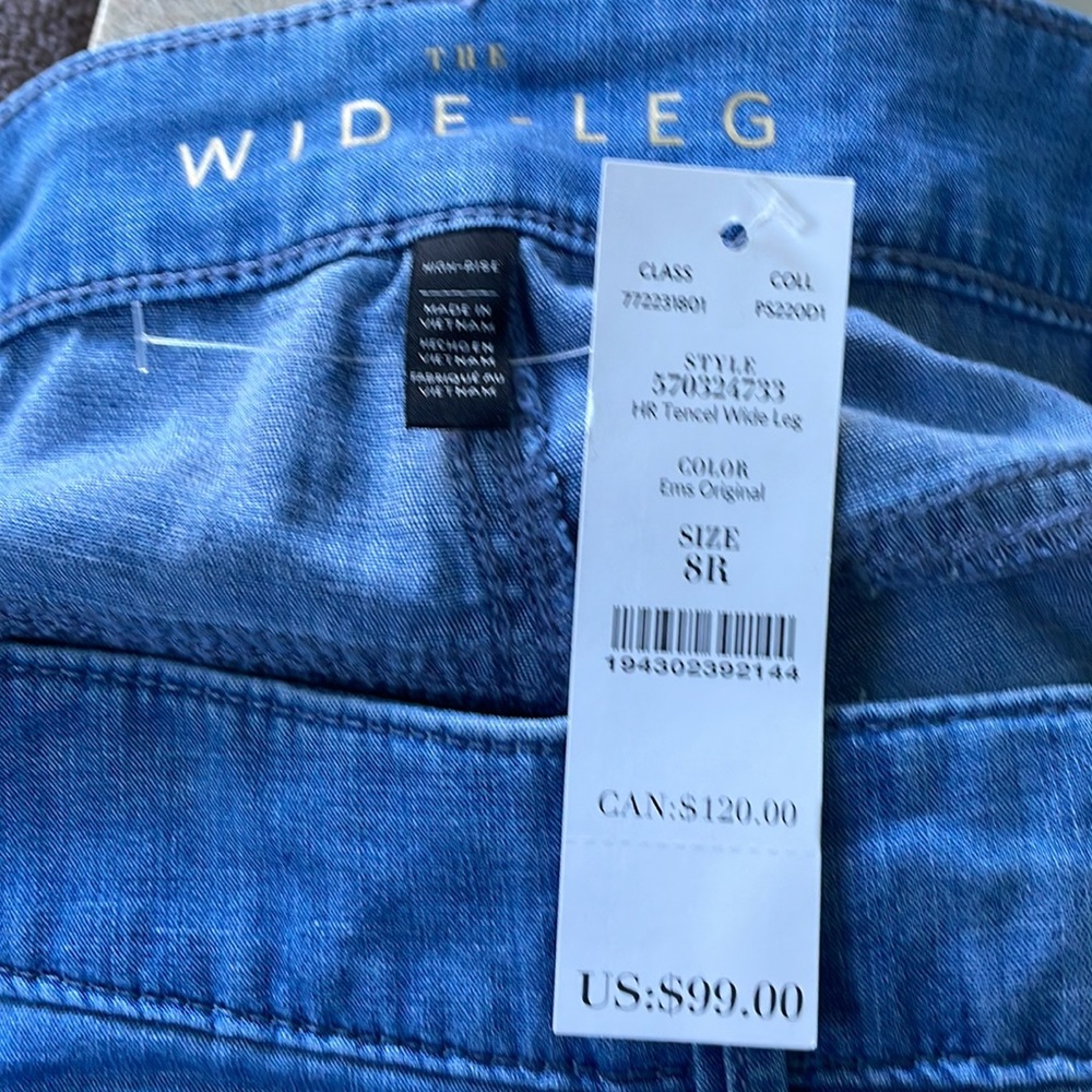 White House black market the wide leg jean high rise - Picture 6 of 7
